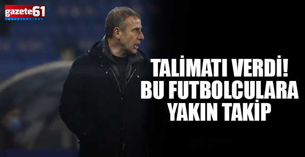 Avcı talimatı verdi! Bu futbolculara yakın takip