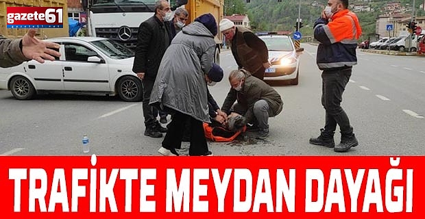 Trafikte meydan dayağı