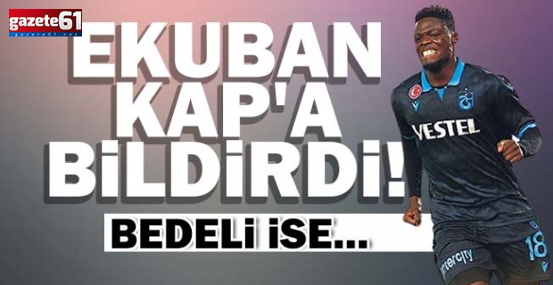 Ekuban KAP'a bildirdi ! Bedeli ise...