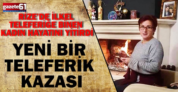 Yeni bir teleferik kazası