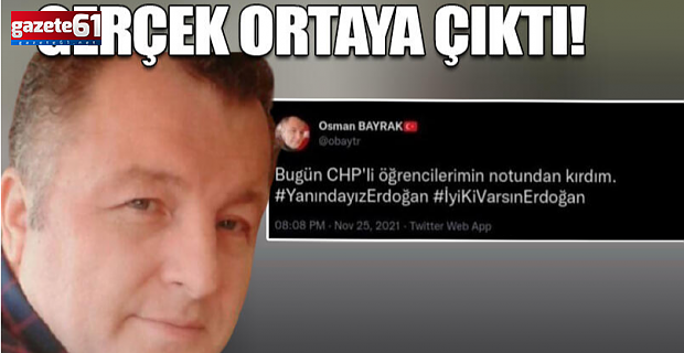 O Paylaşımı Öğrencisi Yapmış