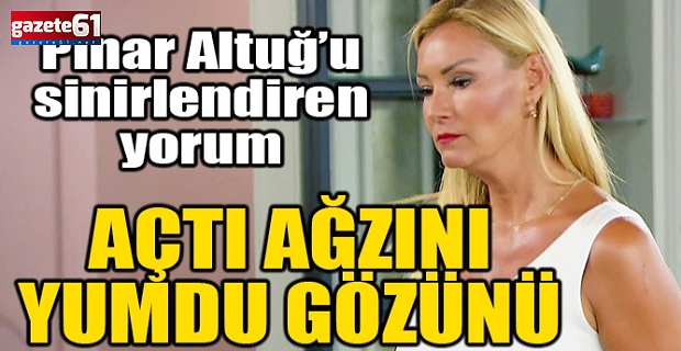 Takipçisinin yorumu Pınar Altuğ'u çıldırttı!