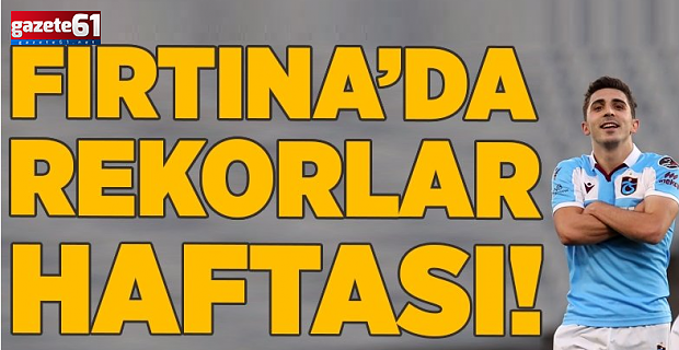 Trabzonspor'da rekorlar haftası! Adana Demirspor maçında...
