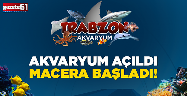 Trabzon Akvaryum Açıldı