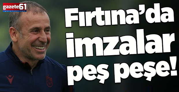 Trabzonspor'da imzalar peş peşe! 5 transfer birden