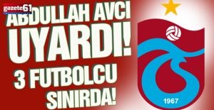 Trabzonspor'da 3 futbolcu kart sınırında bulunuyor