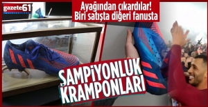 Trabzonsporlu Vitor Hugo'nun kramponu 40 bin lira