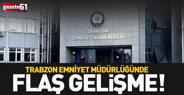 Trabzon emniyetinde terfi ettiler!