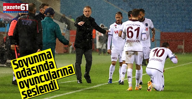 Abdullah Avcı oyuncularına böyle seslendi