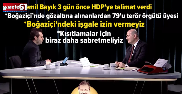 "Boğaziçi'ndeki gözaltılardan 79'u terör örgütü mensubu"