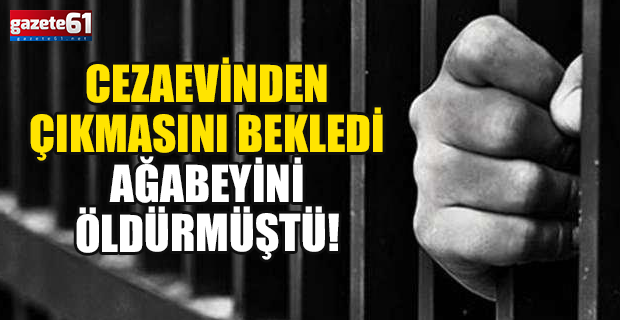 Cezaevinden çıkmasını bekledi...Ağabeyini öldürmüştü!