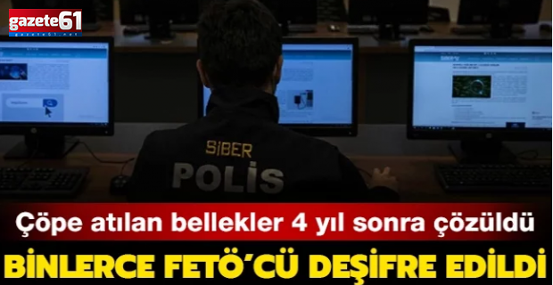 Çöpten çıkan diskten 5 bin FETÖ'cü deşifre edildi