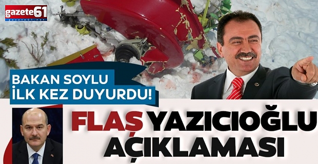 Bakan Soylu'dan  Flaş “Muhsin Yazıcıoğlu” açıklaması