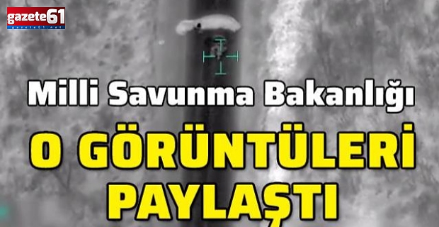 İşte 3 PKK'lı teröristin etkisiz hale getirildiği görüntüler...