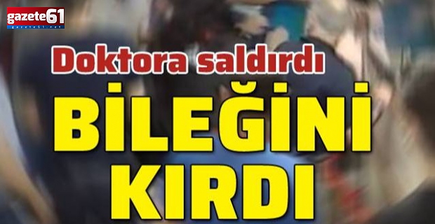 İstediği ilacı yazmayan doktorun ayak bileğini kırdı