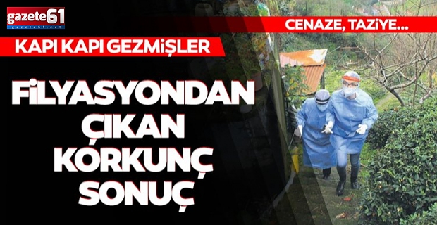 Pozitif vakalar cenaze ve taziyeye katılmış!