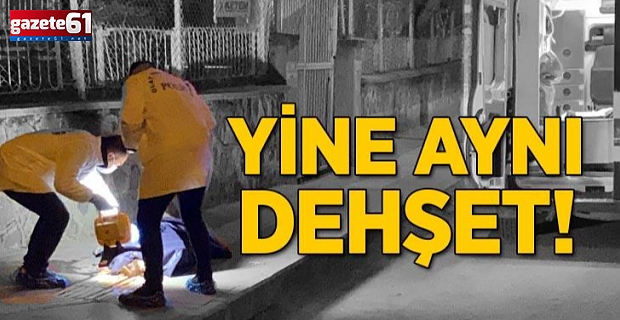Sokak ortasında kan donduran an