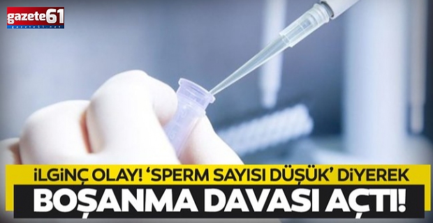 Sprem sayısı yetersiz diye...