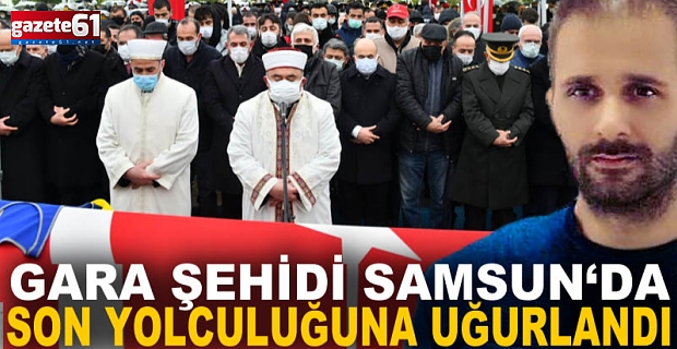 Trabzonlu şehit, son yolculuğuna uğurlandı!