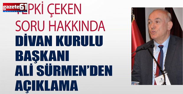 Trabzonspor Divan Kurulu'ndan Bakasetas açıklaması