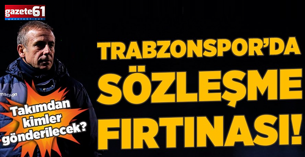 Trabzonspor yıldızlarıyla sözleşme imzalayacak! 5 imza 3 ayrılık...
