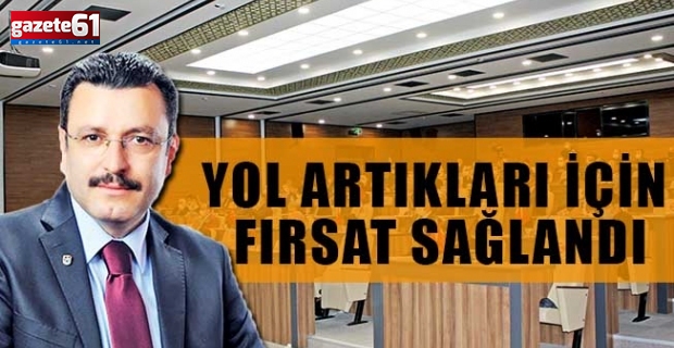 Yol artıkları için fırsat sağlandı