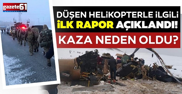 Bitlis'teki askeri helikopter kazasına ilişkin açıklama