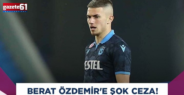 PFDK'dan Trabzonsporlu oyuncuya 2 maç men cezası