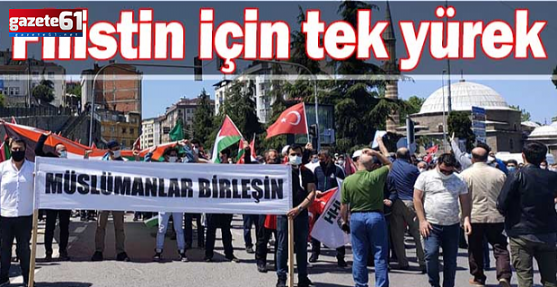 Trabzon Filistin için tek yürek