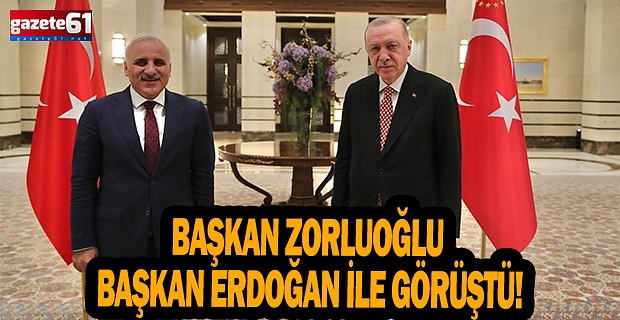 Başkan Zorluoğlu, Başkan Erdoğan ile görüştü!