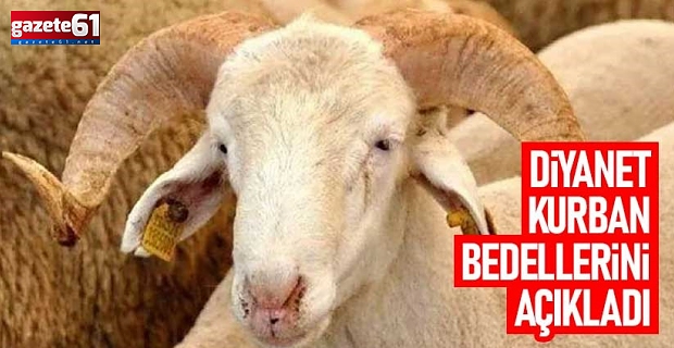 Diyanet, kurban kesim bedellerini açıkladı