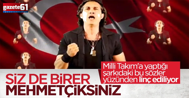Kıraç'ın milli takım futbolcularına şarkısında Mehmetçik demesi tepki topladı