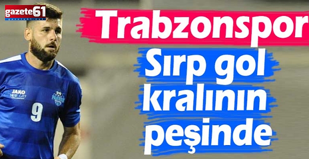 Trabzonspor'a Sırp gol kralının peşinde...