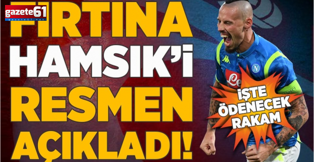 Trabzonspor Marek Hamsik'i resmen açıkladı!