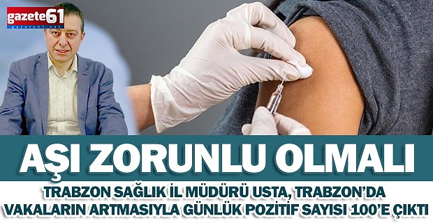 Aşı zorunlu olmalı