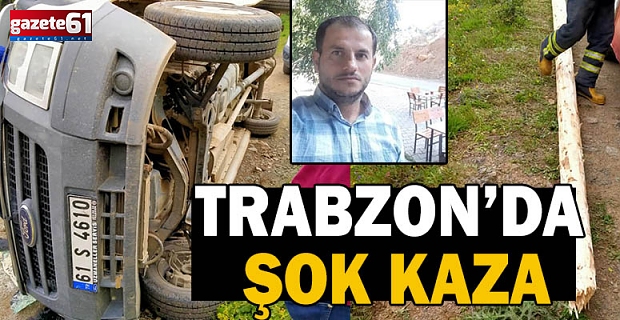 Trabzon'da Şok Kaza