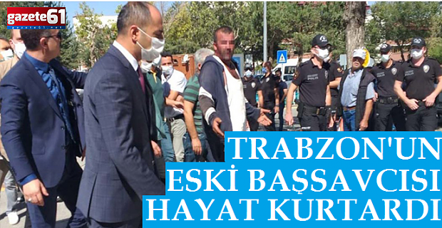 Trabzon'un eski başsavcısı intihar girişimini önledi!