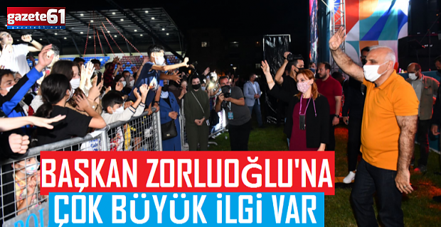 BAŞKAN ZORLUOĞLU’NA YOĞUN İLGİ VAR