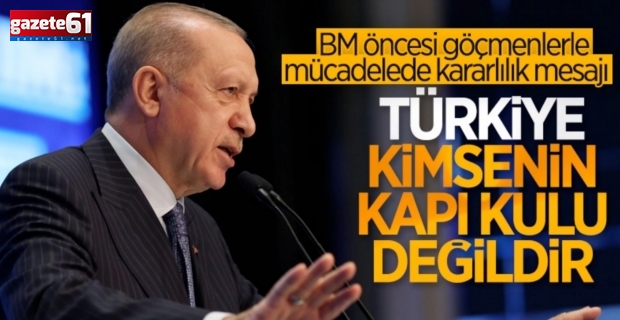 Cumhurbaşkanı Erdoğan'dan ABD ziyareti öncesi açıklama