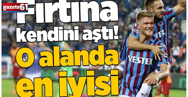 Trabzonspor kendini aştı! O alanda en iyisi