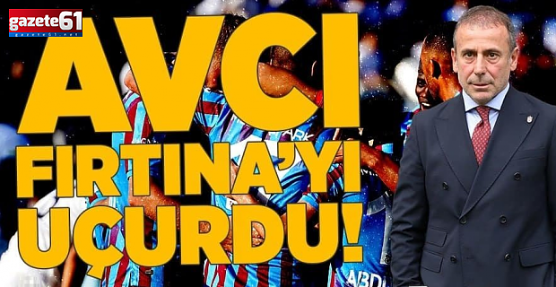 Trabzonspor'un Abdullah Avcı ile yükselişi sürüyor!