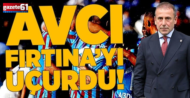 Trabzonspor'un Abdullah Avcı ile yükselişi sürüyor! 