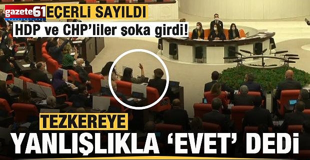 HDP'li Buldan tezkereye yanlışlıkla "evet" dedi