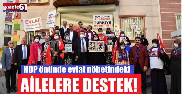 HDP önünde evlat nöbetindeki ailelere destek!