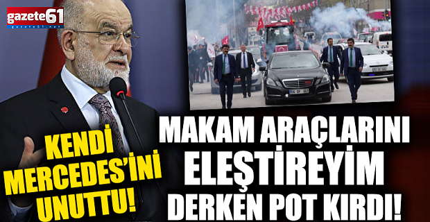 ''Mercedes'e binmek günahtır'' dedi...