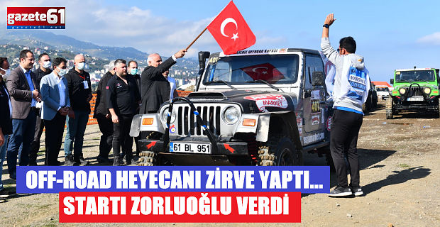 OFF-ROAD HEYECANI ZİRVE YAPTI... STARTI BAŞKAN VERDİ