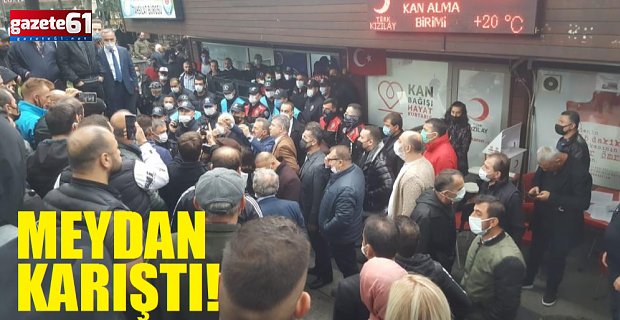 Trabzon'da Gerginlik Bakın Neden Çıktı