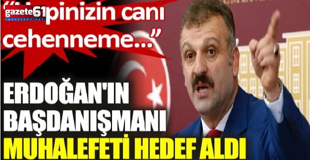 Cumhurbaşkanı Erdoğan'ın Trabzonlu danışmanından sert sözler!