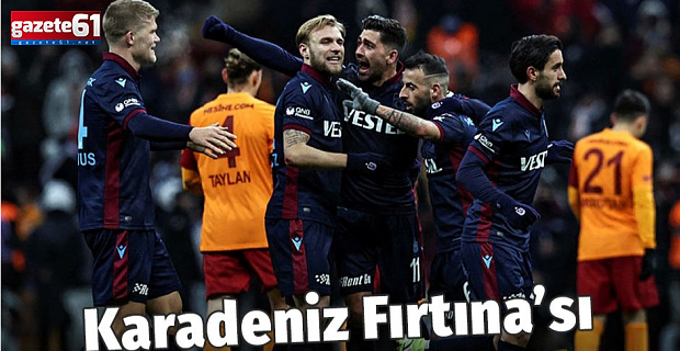 Fırtına Aslantepe'de esti!
