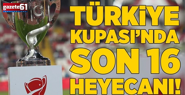 Ziraat Türkiye Kupası'nda son 16 turu kura heyecanı yaşanacak!